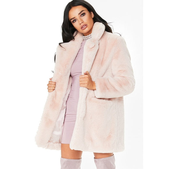 Jocelyn Faux Fur Coat